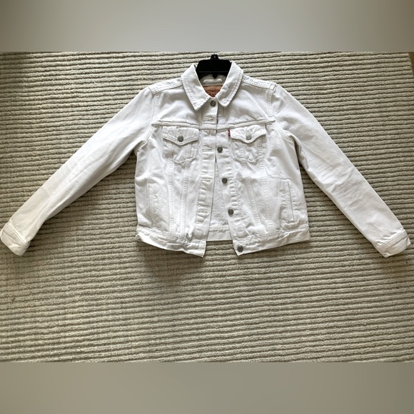 🔥❤Levis White Jean Jacket❤🔥 - Picture 4 of 5